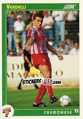 Sticker Verdelli - Italian League 1993 - Score