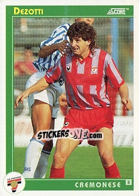 Sticker Dezotti - Italian League 1993 - Score