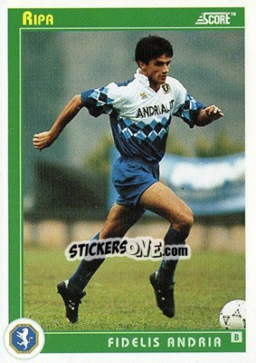 Sticker Ripa - Italian League 1993 n. 398 - Score