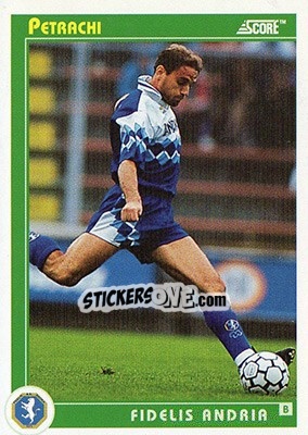 Sticker Petrachi - Italian League 1993 - Score