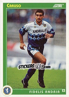 Sticker Caruso - Italian League 1993 n. 400 - Score