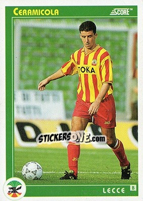 Sticker Ceramicola - Italian League 1993 n. 403 - Score
