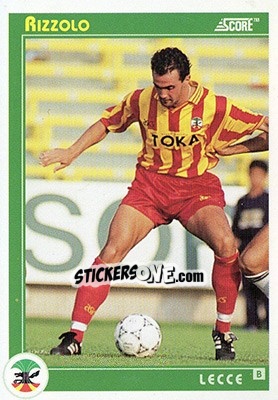 Sticker Rizzolo - Italian League 1993 n. 405 - Score