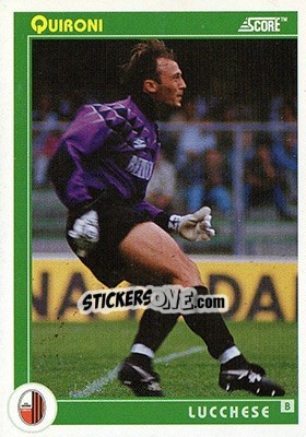 Sticker Quironi - Italian League 1993 n. 406 - Score