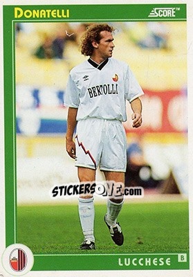 Figurina Donatelli - Italian League 1993 - Score