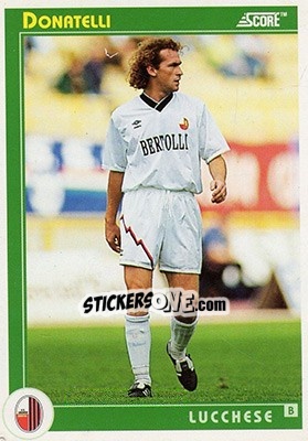 Cromo Donatelli - Italian League 1993 - Score