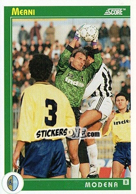 Figurina Meani - Italian League 1993 - Score