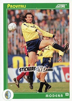 Sticker Provitali - Italian League 1993 - Score