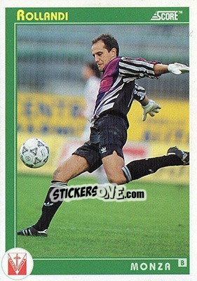 Cromo Rollandi - Italian League 1993 - Score