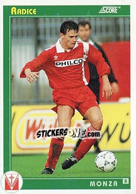 Sticker Radice - Italian League 1993 n. 416 - Score
