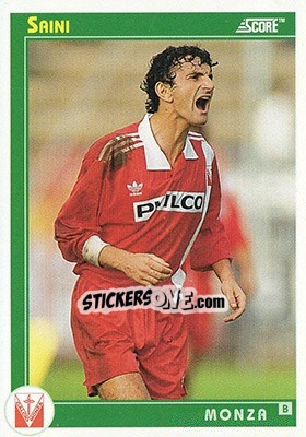 Sticker Saini - Italian League 1993 n. 417 - Score