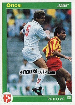 Sticker Ottoni - Italian League 1993 n. 421 - Score