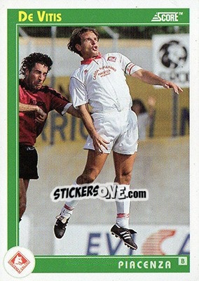 Sticker De Vitis - Italian League 1993 - Score