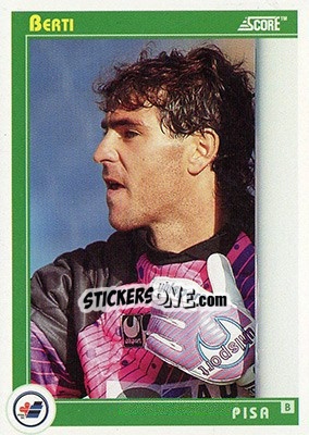 Sticker Berti - Italian League 1993 - Score