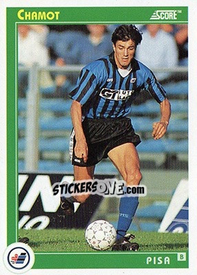 Sticker Chamot - Italian League 1993 - Score