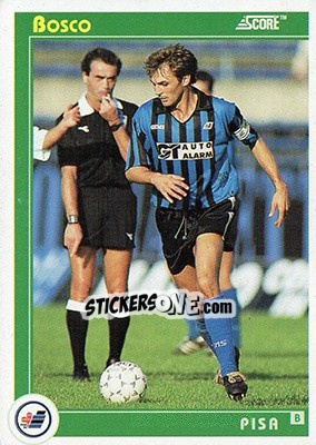 Sticker Bosco - Italian League 1993 - Score