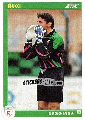 Sticker Bucci - Italian League 1993 - Score