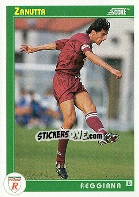 Sticker Zanutta - Italian League 1993 n. 434 - Score