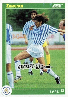 Sticker Zamuner - Italian League 1993 - Score