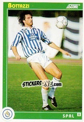 Cromo A. Bottozzi - Italian League 1993 - Score