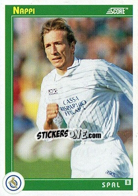 Sticker Nappi - Italian League 1993 - Score