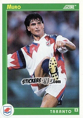 Cromo Muro - Italian League 1993 - Score