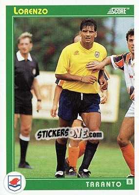 Sticker Lorenzo - Italian League 1993 n. 445 - Score