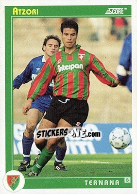 Figurina Atzori - Italian League 1993 - Score