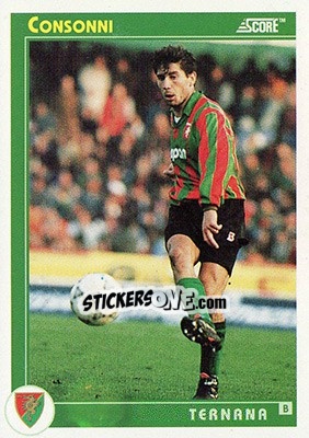 Sticker Consonni - Italian League 1993 - Score