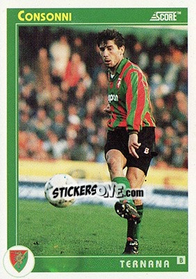 Sticker Consonni - Italian League 1993 n. 450 - Score