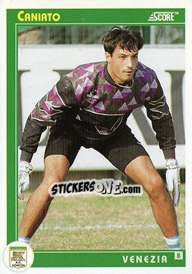 Cromo Caniato - Italian League 1993 - Score