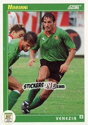 Sticker Mariani - Italian League 1993 n. 452 - Score