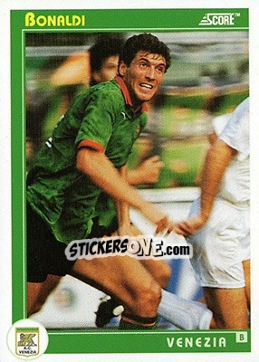 Sticker Bonaldi - Italian League 1993 - Score