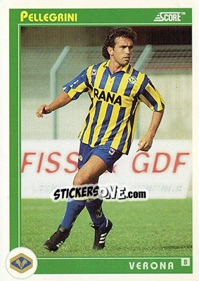 Sticker Pellegrini - Italian League 1993 - Score
