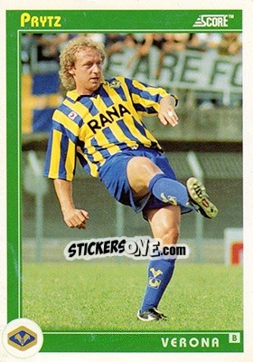 Sticker Prutz - Italian League 1993 - Score