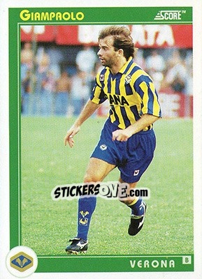 Cromo Giampaolo - Italian League 1993 - Score