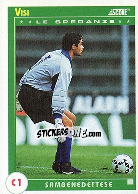 Sticker Visi - Italian League 1993 n. 460 - Score
