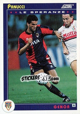 Cromo Panucci - Italian League 1993 - Score