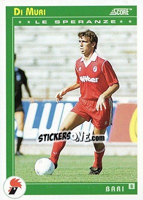 Sticker Di Muri - Italian League 1993 - Score