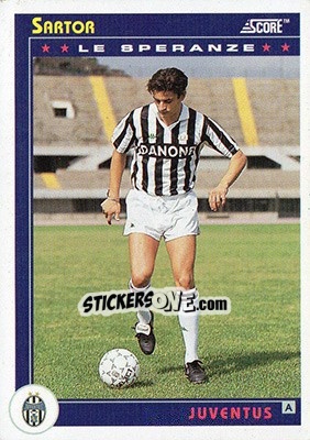 Sticker Sartor - Italian League 1993 n. 464 - Score