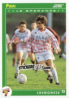 Sticker Pirri - Italian League 1993 - Score
