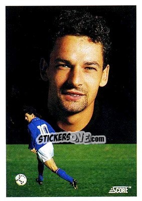Sticker R.Baggio - Italian League 1993 n. 478 - Score