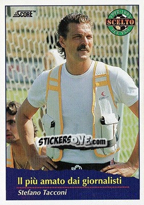 Figurina Tacconi - Italian League 1993 - Score