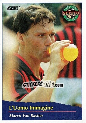 Sticker Van Basten - Italian League 1993 n. 494 - Score