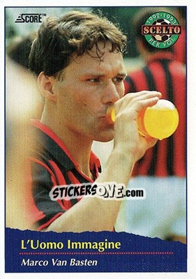 Sticker Van Basten - Italian League 1993 - Score