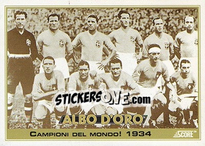 Figurina Campioni del Mondo 1934