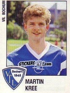 Figurina Martin Kree - German Football Bundesliga 1987-1988 - Panini