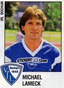 Cromo Michael Lameck - German Football Bundesliga 1987-1988 - Panini
