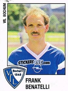 Cromo Frank Benatelli - German Football Bundesliga 1987-1988 - Panini