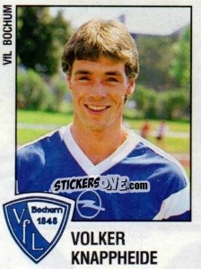 Sticker Volker Knappheide - German Football Bundesliga 1987-1988 - Panini